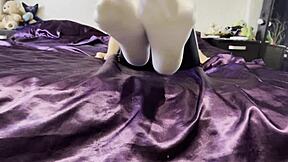 Indulge in the scent of my damp footwear and dominate me