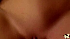 Blonde babe's ultimate pleasure: tasting hot jizz straight from her ass