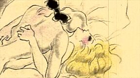 Classic sensual drawings from the past