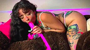 Unveiling my fresh plaything and intimately engaging with my plush companion
