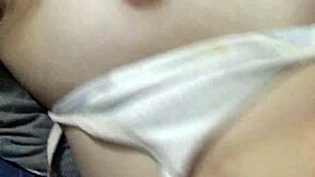 Drooling Filipino girl gets naughty on a rainy day