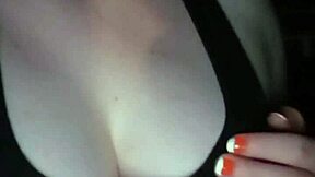 Sultry southern belle teases with oiled tits and clothes rip