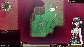 Goblin girl Ryona's first flight on Wings of Roldea