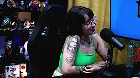 Martina Oliveira's explicit photo set and audio podcast featuring a detailed body reveal and wet nipples