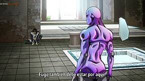 Old school anime fetish: Golden Wind and Jojo's in a unique blend