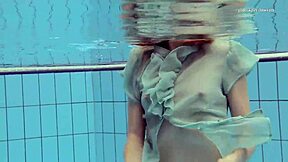 hey, nastya volna, are you a wave or just teasin' underwater at the beach?