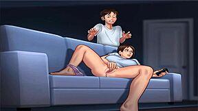 Experience the continuation of the Summer time saga in a unique blend of anime and porn game