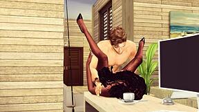 Sims 4 in Florida: Lost Butt Hotel series 1 with voices and sounds