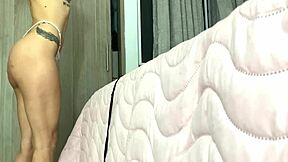Caught on camera: Innocent mother-in-law's naughty solo sessions