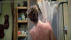 Sexy shower girl in Friday the 13th part 3 gets killed