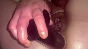 Harsh anal penetration with personal pleasure