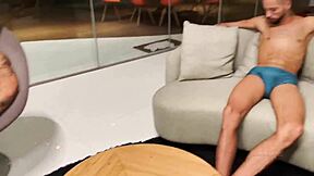 Hot gay action with Brazilian twink Pytterfox in steamy group session