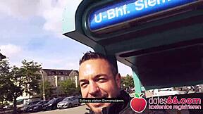 POV encounter with Tatjana Young after a street pickup
