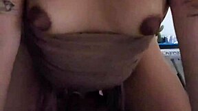 Tiny Asian girl gets fucked hard and covered in cum from behind