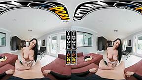 Bella Scorpion's virtual reality VR birthday surprise with Lilith Morningstar