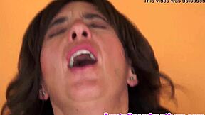 European beauty gets pounded after sucking and riding