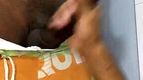 Black gay gives a deepthroat blowjob in this hardcore video