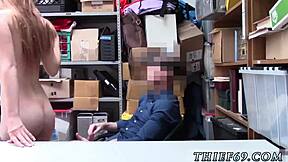 Cops and shoplifter get caught up in steamy encounter on surveillance footage