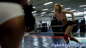 Teen girls resolve their fight with sensual pussy fingering