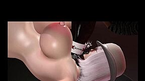 Biker babe gets a BBC in this steamy 3D anime