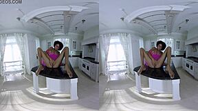 Experience the tantalizing chocolate candy girl in VR on Vrpornjack.com
