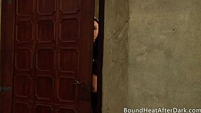 Steamy encounter of lesbian maid with her mistress in private room