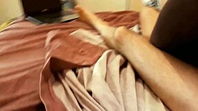 Step-sis surprises me while I'm pleasuring myself