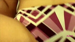 Satisfying chocolate finger play and pussy eating in HD