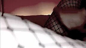 Fetish enthusiasts enjoy giving a massive penis a footjob