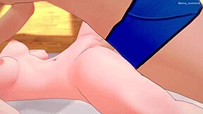 Gwen's steamy shower leads to a wild romp in her bedroom