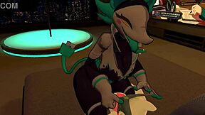 slutty tasque manager railed hard in bed by horny pokemon