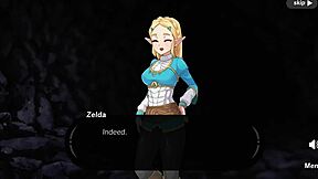 Experience the sensual world of Zelda's spirit orbs in this animated erotic game