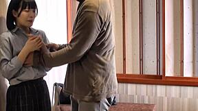 Adorable and seductive girl engages in intense sexual encounter
