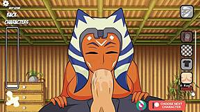 Asoka's wild ride in reverse cowgirl position