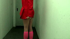 Young German amateur gets dirty while doing his laundry