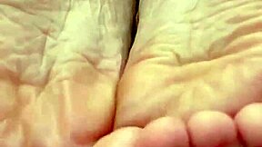 Foot fetish fun at its best with cum on feet JOI