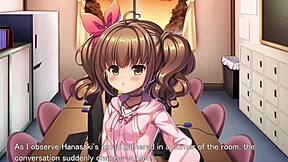 Beautiful anime porn with a visual novel style.