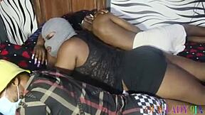 Best friend seduces his friend’s new wife while her husband is asleep and gives her a black cock surprise.