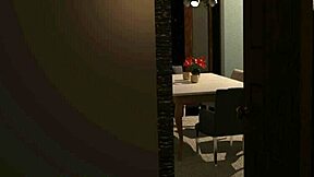 Beautiful anime-style 3D video with hot model from college