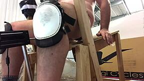 Gay amateur masturbation and dildo action