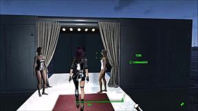 Fallout 4 and Cyberpunk 2077 themed anime hot videos.