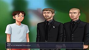 Continuation of the hot anime porn game Summer time saga.