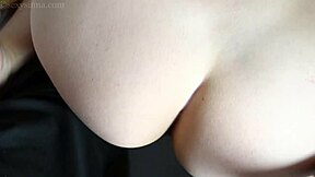 Private passion of a shy young couple’s intimate moment.