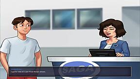 Continuation of the hot anime porn game Summer time saga.
