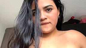 My stepsister caught me watching her and decided to make my dream come true with her big Latina body.