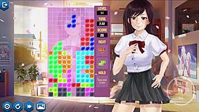 Hentai game with animated cartoons and commented gameplay