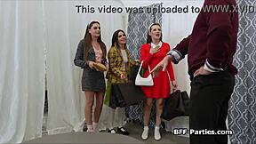 Black Friday shopping turns into a sex party with a titjob and a blowjob