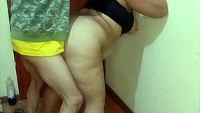 Big tits homemade brunette gets big dick in her ass