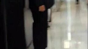 Wife’s hot public rendezvous with co-worker in stilettos