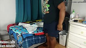 Black ebony's diaper wetting training